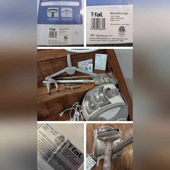 T-Fal Easy Steam garment steamer IS5510, new without box, never used. - Picture 6 of 14